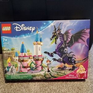 Lego Disney Maleficents Dragon Form And Aurora's Castle #43240